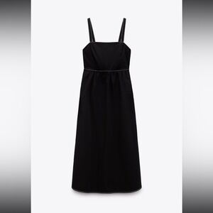 Contrasting midi dress Zara size M